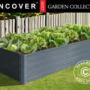 Hochbeet, 0,9x1,8x0,47m, 800l, Anthrazit