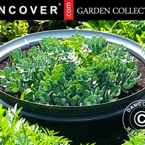 Rundes Hochbeet, Ø0,5x0,1m, Braun