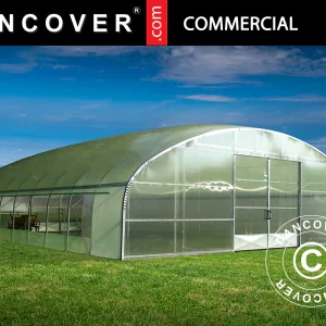 Kommerzielles Tunnel-Gewächshaus, 12x16x4,71m, transparent