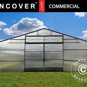 Kommerzielles Tunnel-Gewächshaus, 10x16x3,95m, transparent