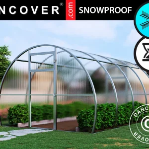 Gewächshaus aus Polycarbonat, Strong NOVA 12m², 3x4m, Silber