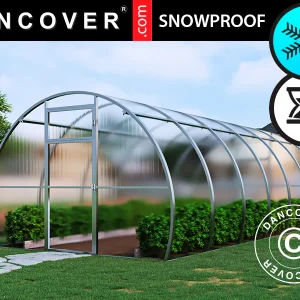 Gewächshaus aus Polycarbonat, Strong NOVA 18m², 3x6m, Silber