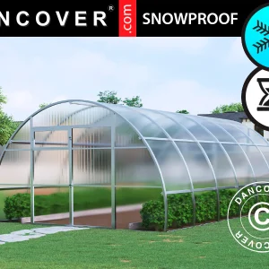 Gewächshaus aus Polycarbonat, Strong NOVA 24m², 4x6m, Silber