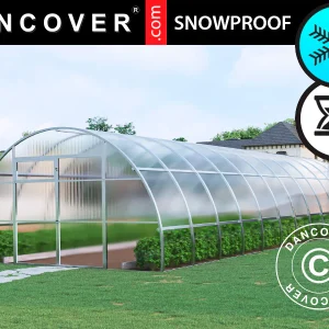 Gewächshaus aus Polycarbonat, Strong NOVA 48m², 4x12m, Silber