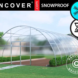 Gewächshaus aus Polycarbonat, Strong NOVA 48m², 6x8m, Silber