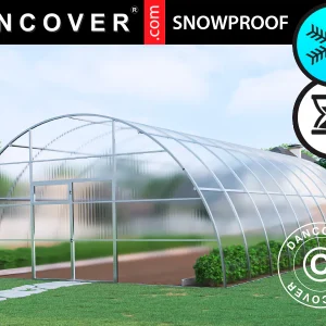 Gewächshaus aus Polycarbonat, Strong NOVA 60m², 6x10m, Silber