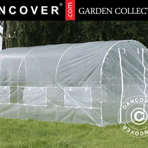 Foliengewächshaus 2x4,5x2m, 9m², Durchsichtig