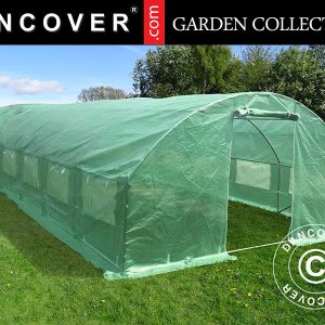 Foliengewächshaus 4x10,6x2m, 42,4m², Grün