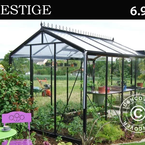 Greenhouse FLORA 2,32x2,98x2,35m Black