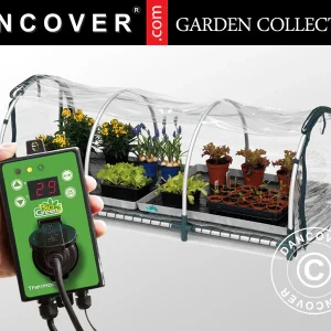 Mini greenhouse propagator JUMBO XXL w/heating mat, 60x130x50 cm, Transparent