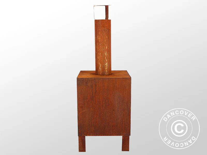 Außenkamin, 38x38x108cm, Patiniert - Imagen 6