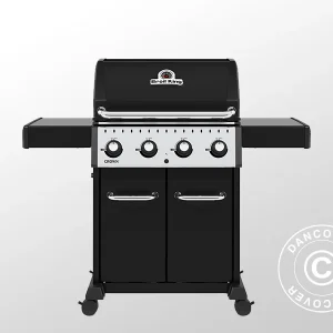 Gas BBQ Grill Crown 420 61x145x116cm Black (SE+IS)