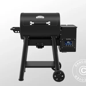 Pellet BBQ Grill Crown 400 65x133x111cm Black