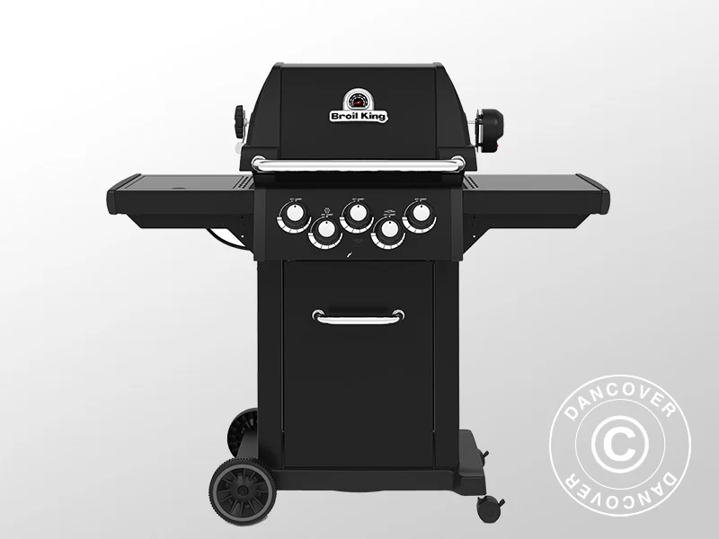 Gasgrill Broil King® Royal™ 390 Shadow, 55x133x121cm, Schwarz