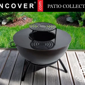 Feuerschale Halbkugel, Ø60x40/65cm, Schwarz