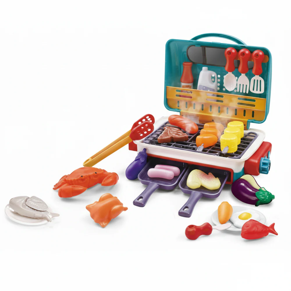 Juego de barbacoa para niños con efecto de humo que cambia de color - Imagen 5