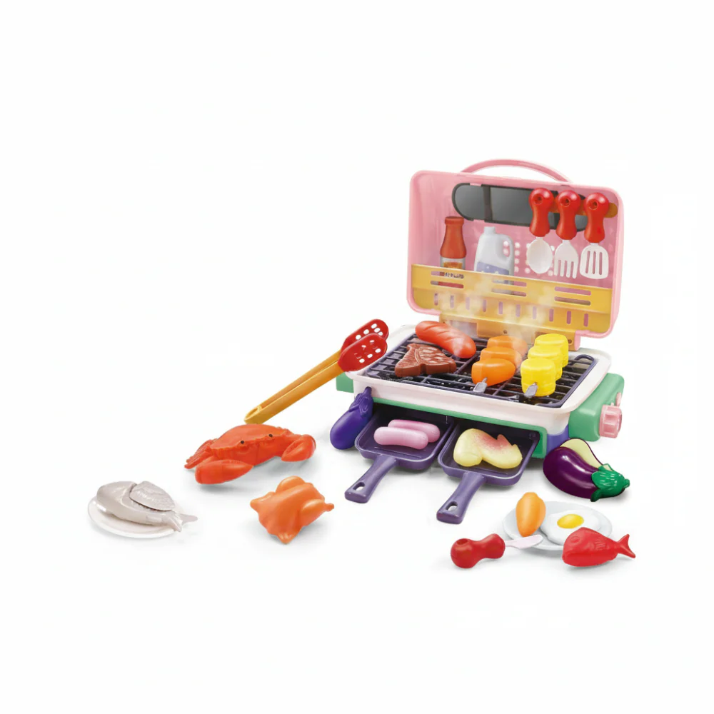 Juego de barbacoa para niños con efecto de humo que cambia de color - Imagen 6