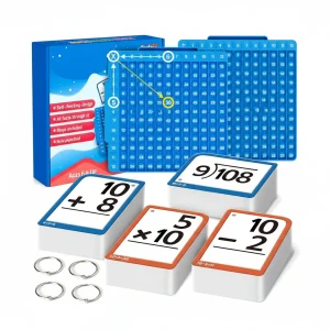Set de tableros de silicona con tarjetas didácticas interactivas para aprender matemáticas