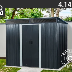 Geräteschuppen mit Oberlicht 2,38x1,74x1,96m, 4,14m², ProShed®, Anthrazit/Weiß