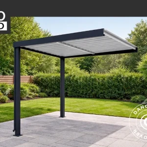 Erweiterung für Gartenhaus m/Oberlicht, 2,17x1,91x2,27m, 4,1m2, ProShed®, Anthrazit