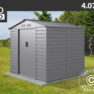 Geräteschuppen 2,13x1,91x1,90m, 4,07m², ProShed®, Aluminium Grau
