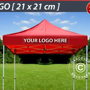 1 St. FleXtents Volant-Print 21x21cm, zentriert