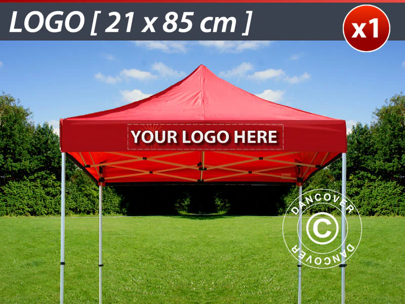 1 St. FleXtents Volant-Print 21x85cm, zentriert