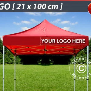 1 Stk. FleXtents Volant-Print 21x100cm, rechts ausgerichtet