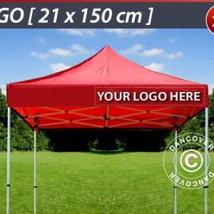 1 Stk. FleXtents Volant-Print 21x150cm, rechts ausgerichtet