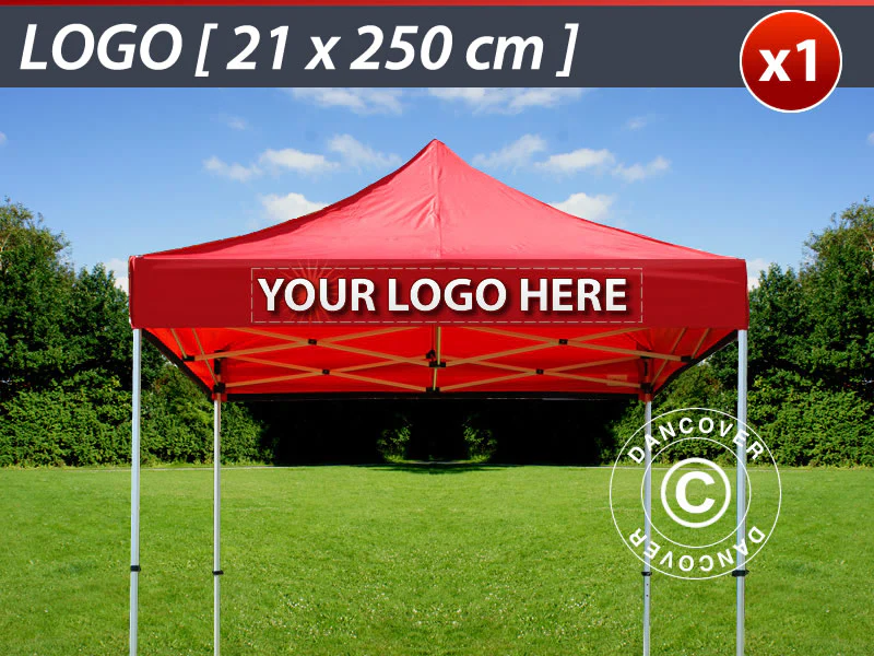 1 St. FleXtents Volant-Print 21x250cm, zentriert - Imagen 2