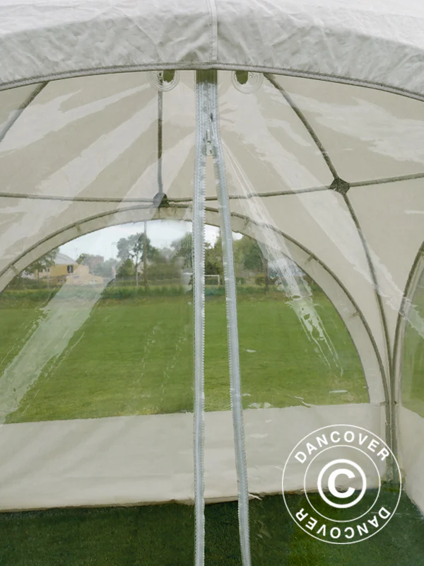 Kuppelzelt Multipavillon 3x3m, Weiß - Imagen 9