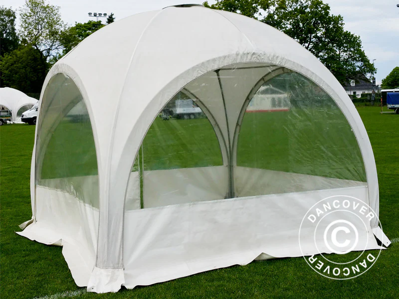 Kuppelzelt Multipavillon 3x6m, Weiß - Imagen 5