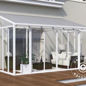 Wintergarten SanRemo, Palram/Canopia, 3x4,25m Weiß