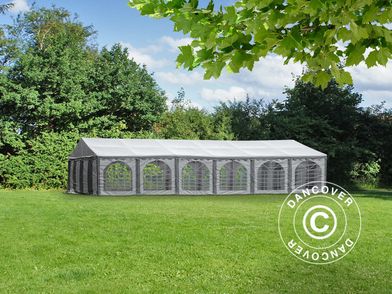 Partyzelt, SEMI PRO Plus CombiTents® 900 6x12m, 4-in-1, Grau/Weiß - Imagen 6