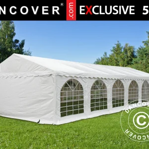 Partyzelt Exclusive 5x12m PVC 900, Weiß