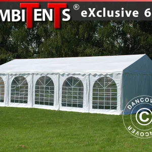 Partyzelt, Exclusive CombiTents® 900 6x10m, 3-in-1, Weiß