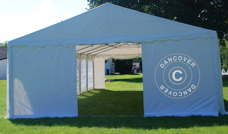Partyzelt, Exclusive CombiTents® 900 6x10m, 3-in-1, Weiß - Imagen 5