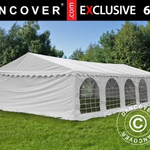 Partyzelt Exclusive 6x10m PVC 900, Weiß