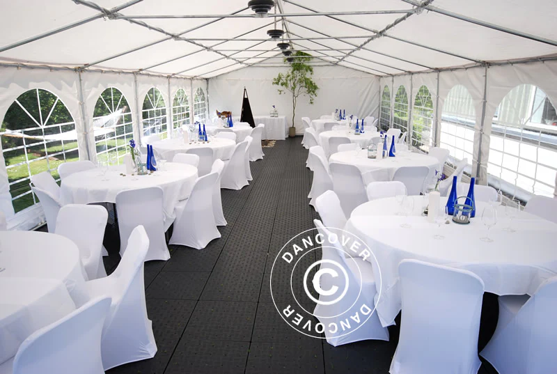 Partyzelt, Exclusive CombiTents® 900 6x12m 4-in-1, Weiß - Imagen 9