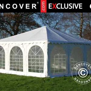 Pagodenzelt Exclusive 6x6m PVC, Weiß