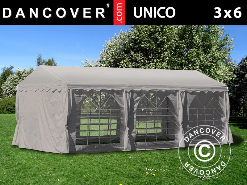 Partyzelt UNICO 3x6m, Sand