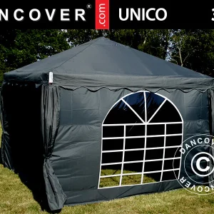 Partyzelt UNICO 3x3m, Schwarz