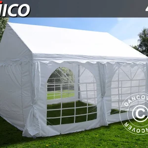 Partyzelt UNICO 4x4m, Weiß