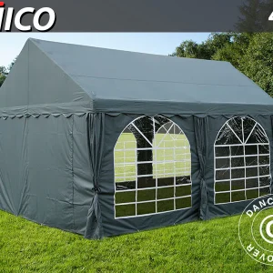 Partyzelt UNICO 4x4m, Dunkelgrau