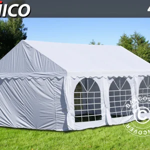 Partyzelt UNICO 4x6m, Weiß