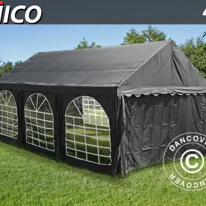 Partyzelt UNICO 4x6m, Schwarz