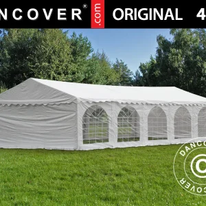 Partyzelt Original 4x10m PVC 900, Weiß
