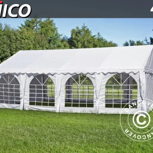 Partyzelt UNICO 4x8m, Weiß