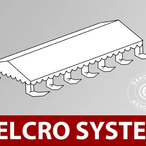Dachplane für Partyzelt UNICO, PVC/Polyester, 6x12m, weiß