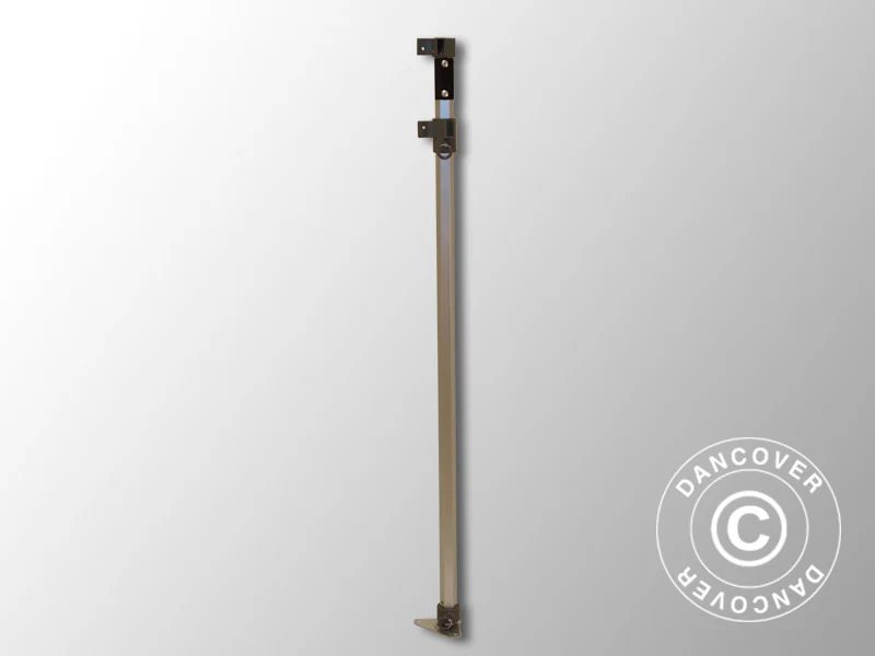 Komplette Eckstange 1,77/2,37m, Grau